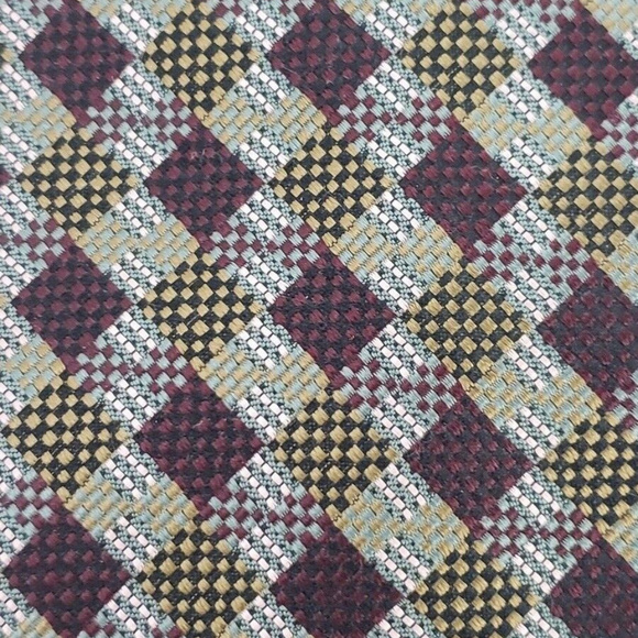 Jhane Barnes Mens Dress Suit Necktie 100% Silk - Picture 8 of 8